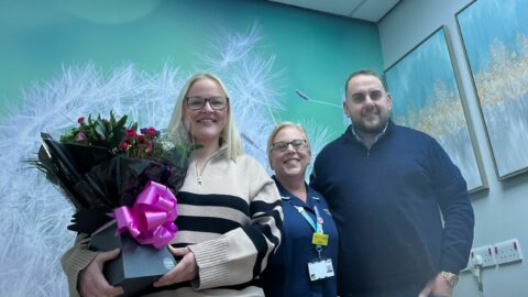 Inspirational couple who lost newborn baby raise £15,000 for new quiet room at Ormskirk Hospital