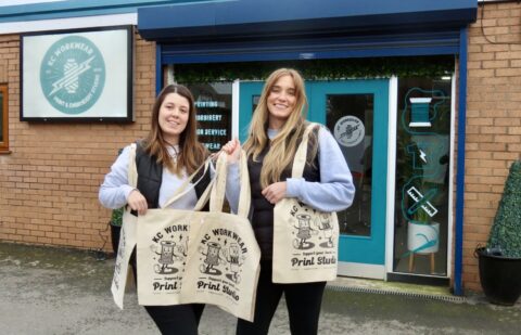 Southport printing firm is sharing the love this February by giving away specially designed tote bags