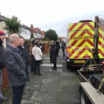 Local residents have prevented engineers from Openreach from installing poles and overhead wires on Griffiths Drive in Southport