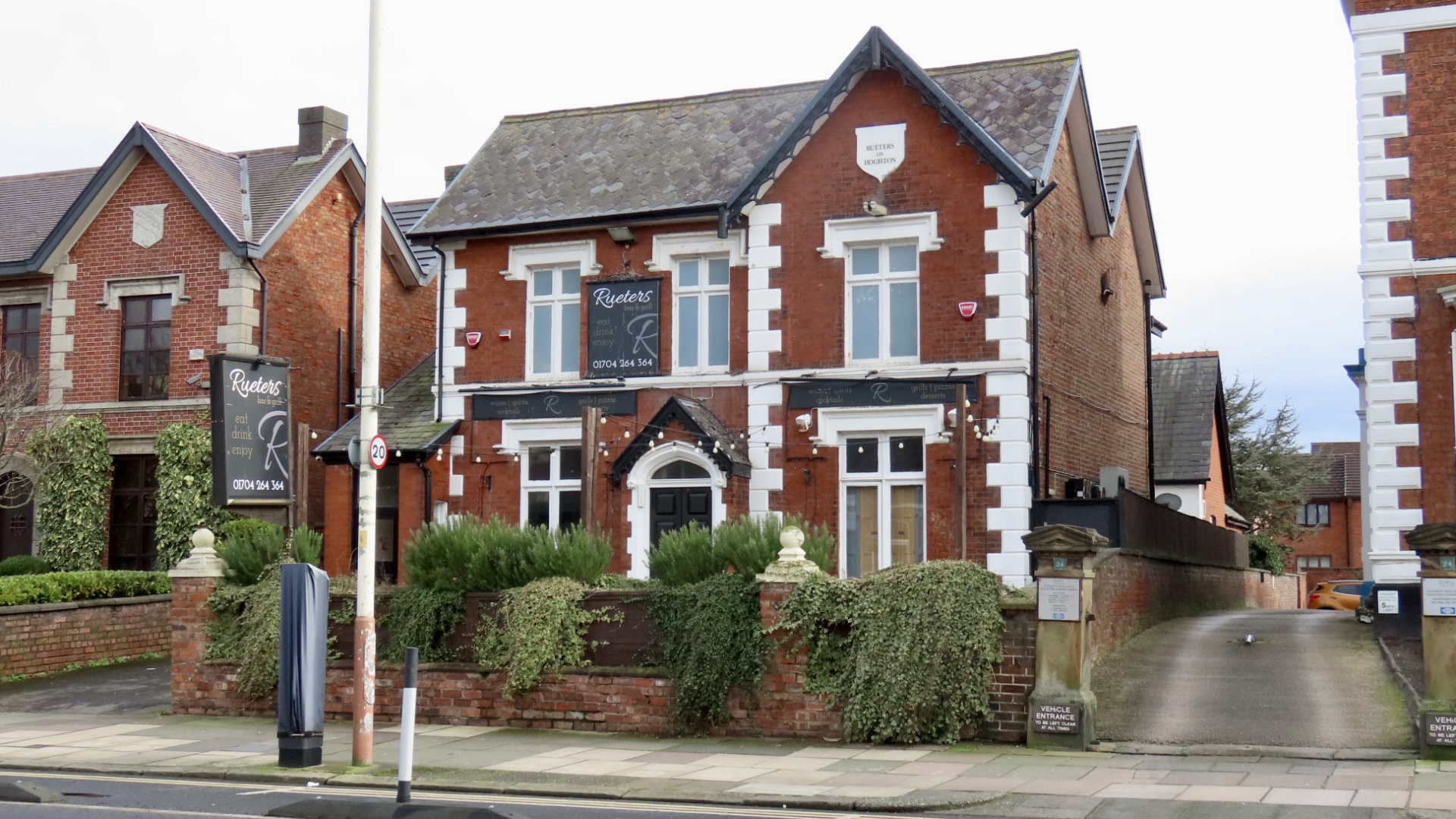 The former Rueters Bar and Grill site at 26 Hoghton Street in Soiuthport town centre. Photo by Andrew Brown Stand Up For Southport