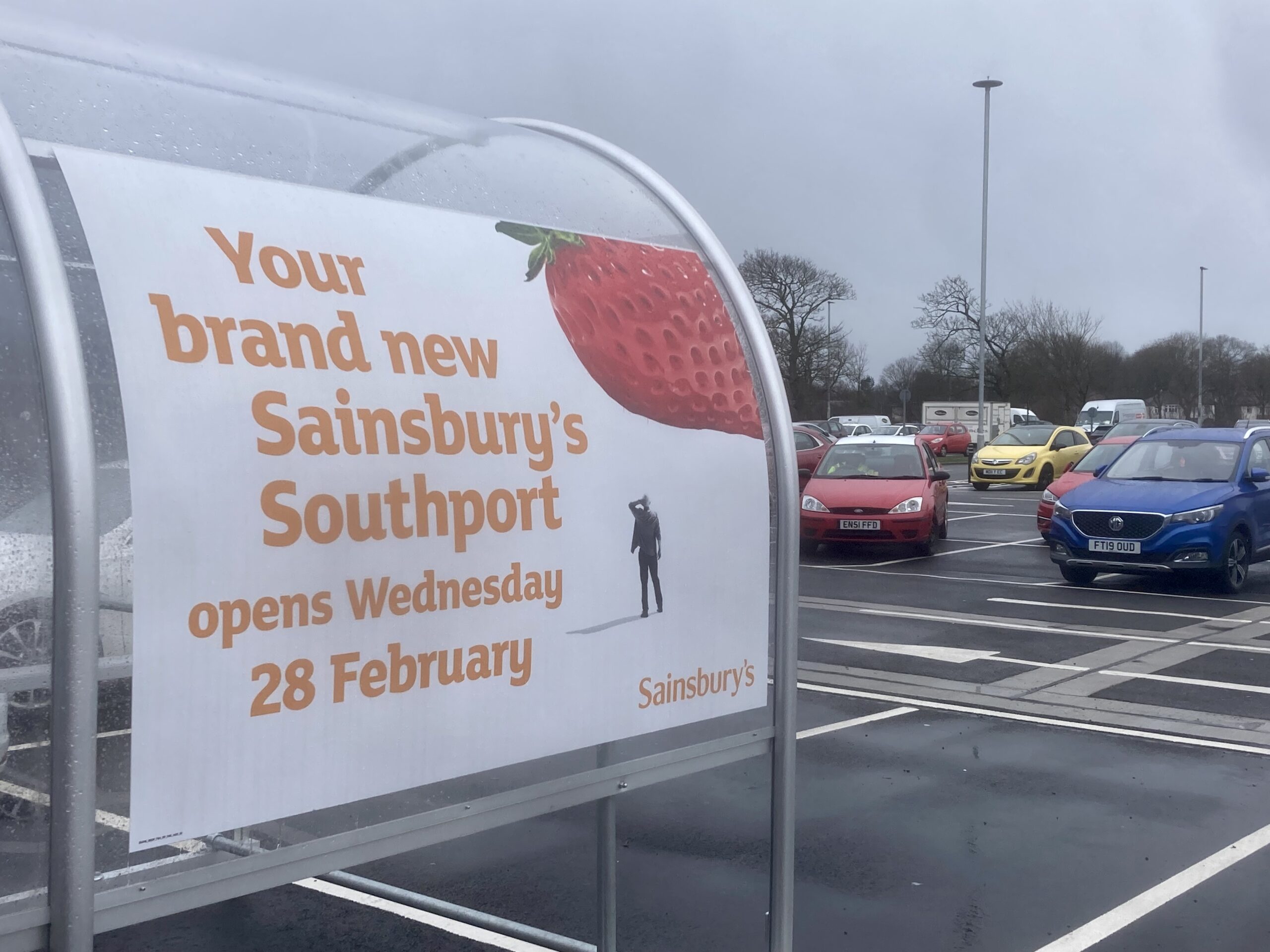 Work is continuing to build the new Sainsburys superstore in Southport. Photo by Andrew Brown Stand Up For Southport