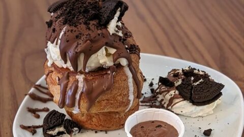 Southport cafe unveils Yorkshire pudding dessert smothered in ice cream and chocolate sauce