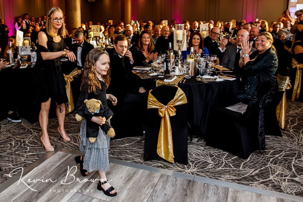 Jessica Dowle wins a Child Of Courage Award at the 2023 Pride Of Sefton Awards. Photo by Kevin Brown Photography