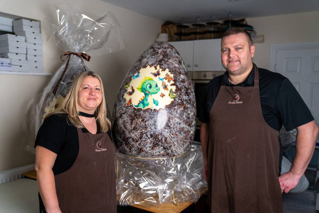 Chocolate Whirled owners Laura and Simon Stevens