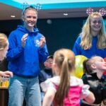 Disney Tea Party with Everton Women first team stars, Kathrine Kühl and and Rikke Madsen