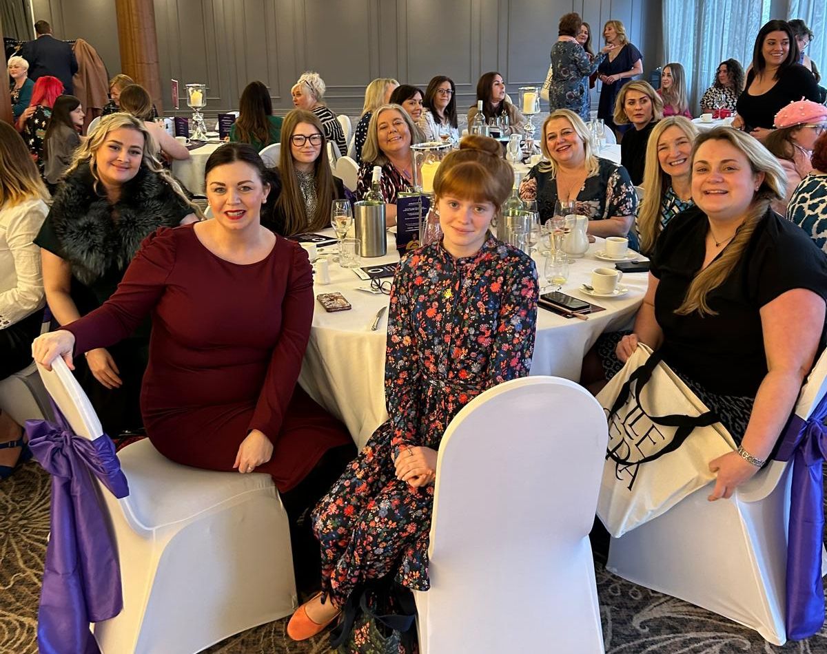 An International Women's Day event took place at The Grand in Southport with funds raised for Queenscourt Hospice