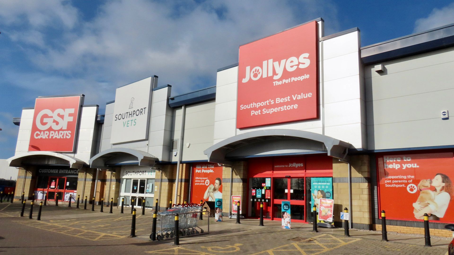 The Jollyes - The Pet People store at Kew Retail Park in Southport. Photo by Andrew Brown Arena PR
