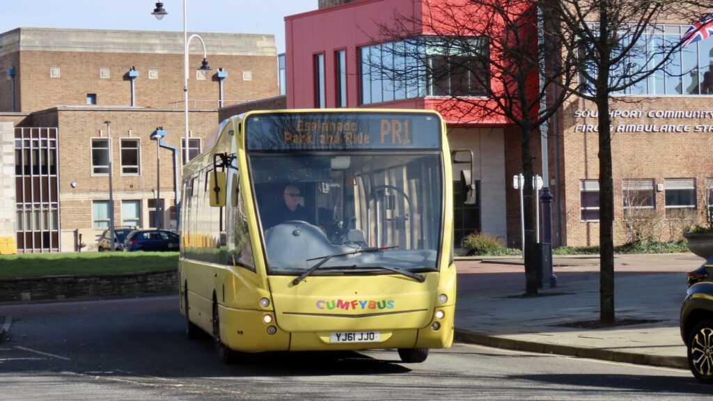 The Park and Ride bus service on Lord Street in Southport. Photo by Andrew Brown Stand Up For Southport