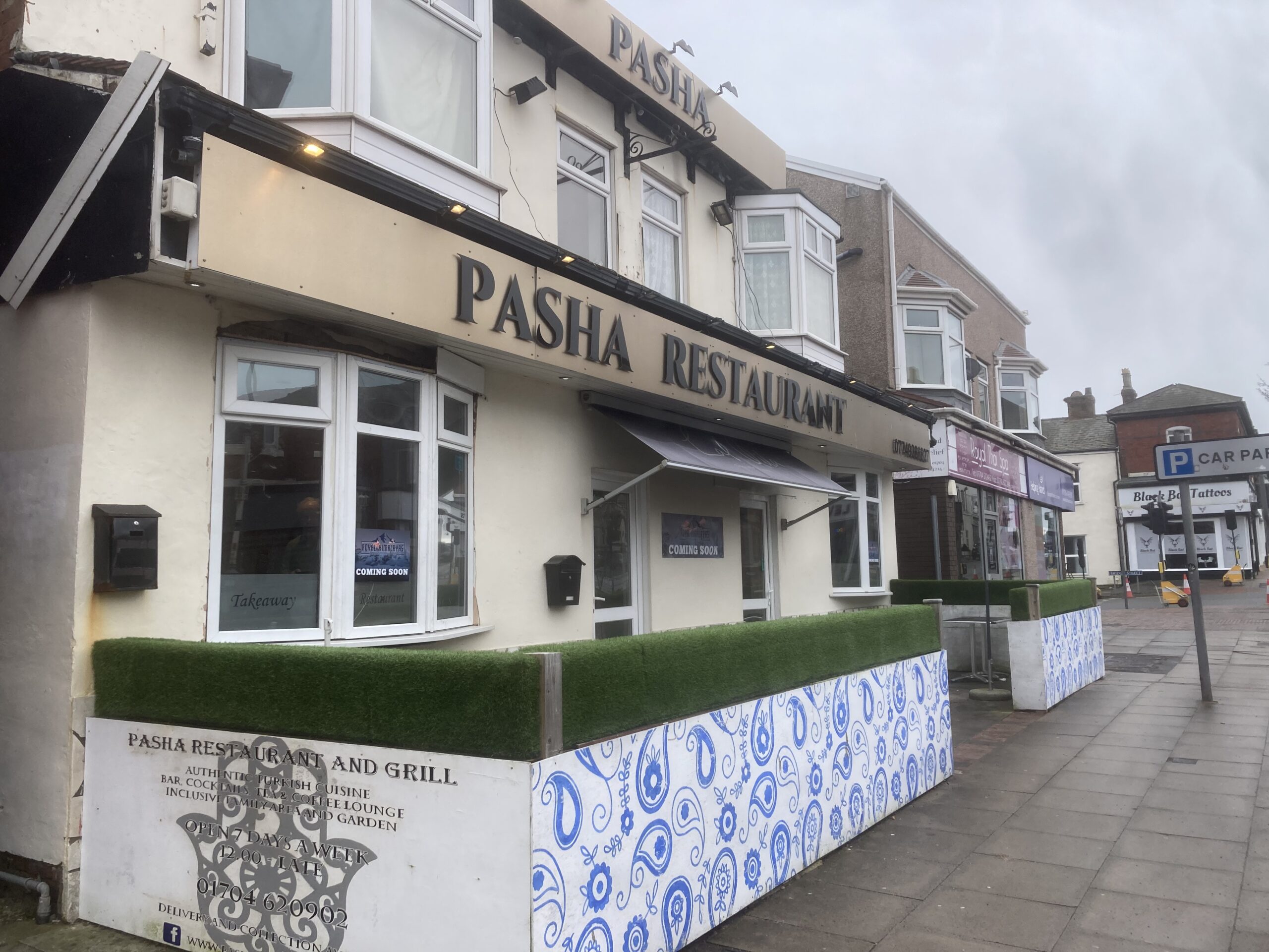 The former Pasha restaurant on Eastbank Street in Southport town centre. Phoot by Andrew Brown Stand Up For Southport