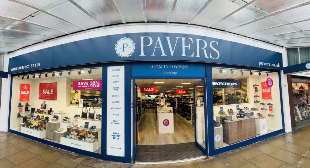 The Pavers shoe shop on Lord Street in Southport has reopened following its refurbishment