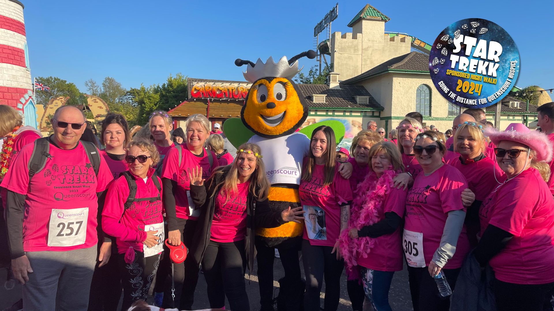 The Queenscourt Hospice Star Trekk walk in Southport