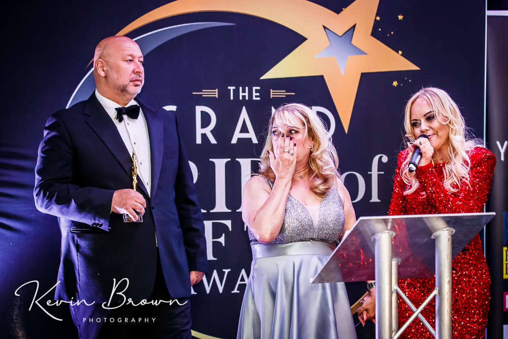 Denise Fergus, the mother of James Bulger, was honoured with the Main Award sponsored by the Grand at the 2024 Grand Pride Of Sefton Awards. Photo by Kevin Brown Photography