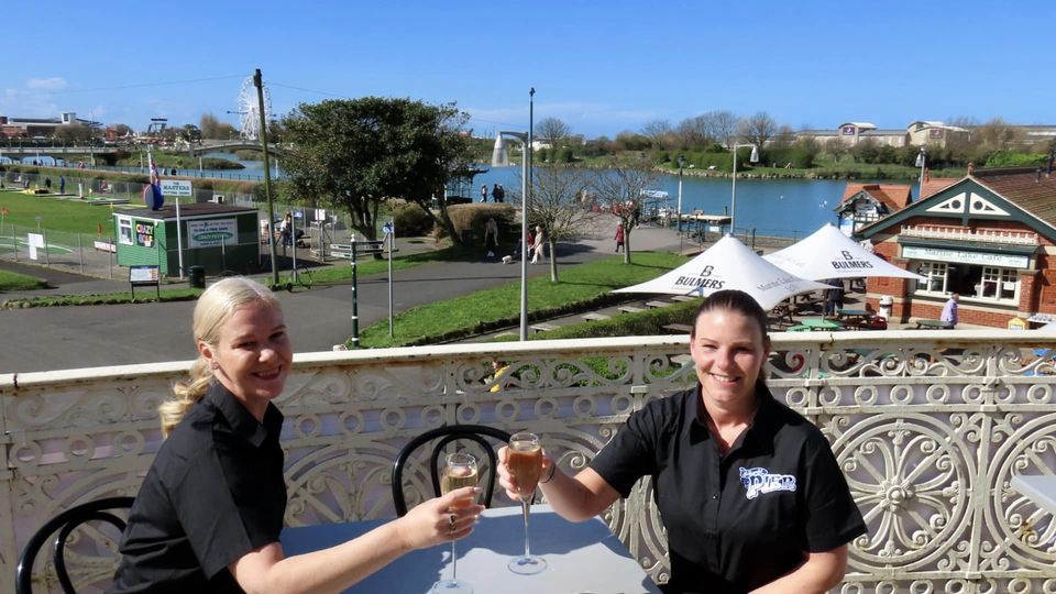 The new Balcony Bar at Silcock's Pier Family Restaurant in Southport is now open. Photo by Andrew Brown Stand Up For Southport