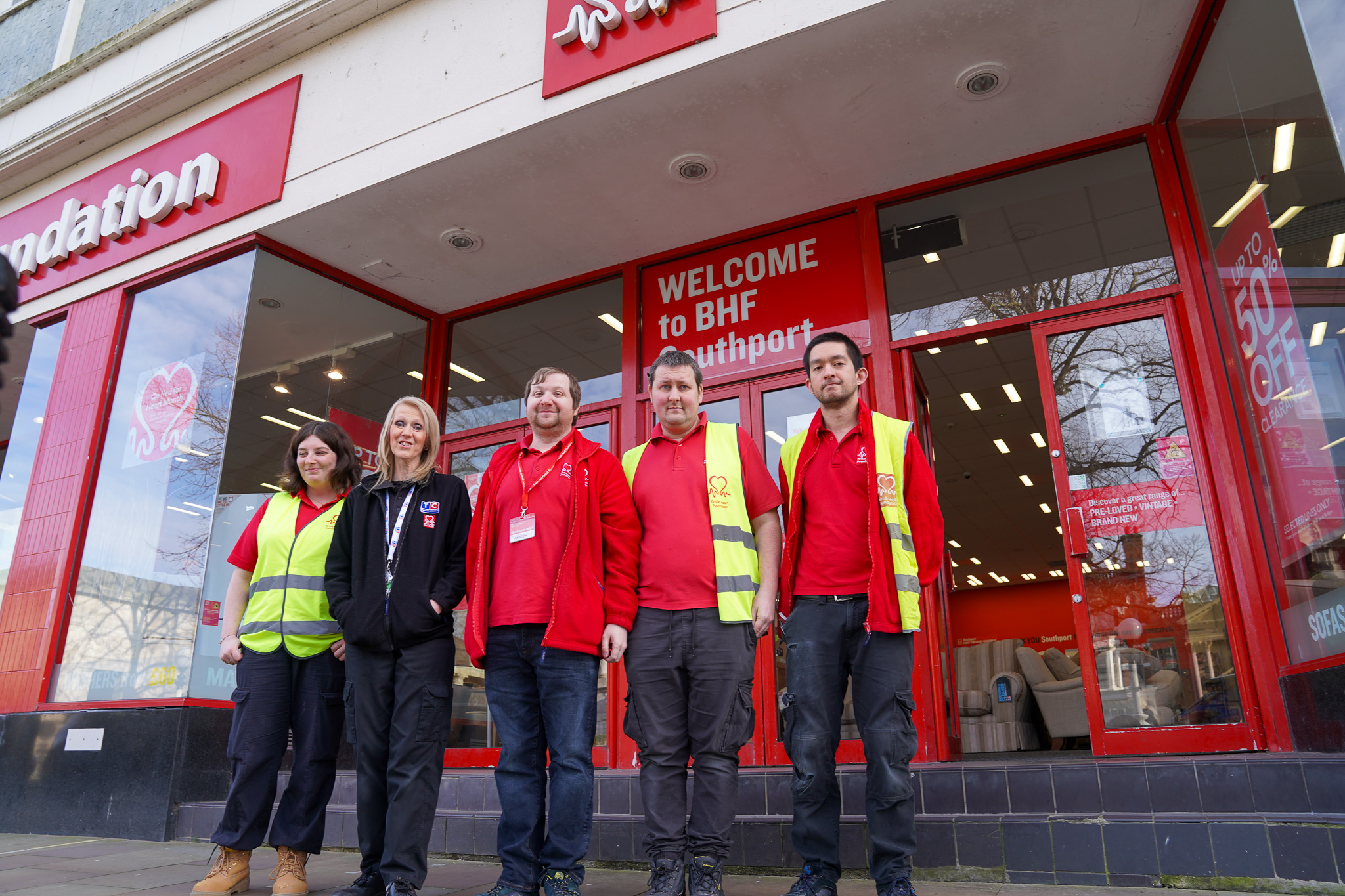 The British Heart Foundation Southport Furniture & Electrical Store on Lord Street in Southport. Photo by Bertie Cunningham Siouthport BID