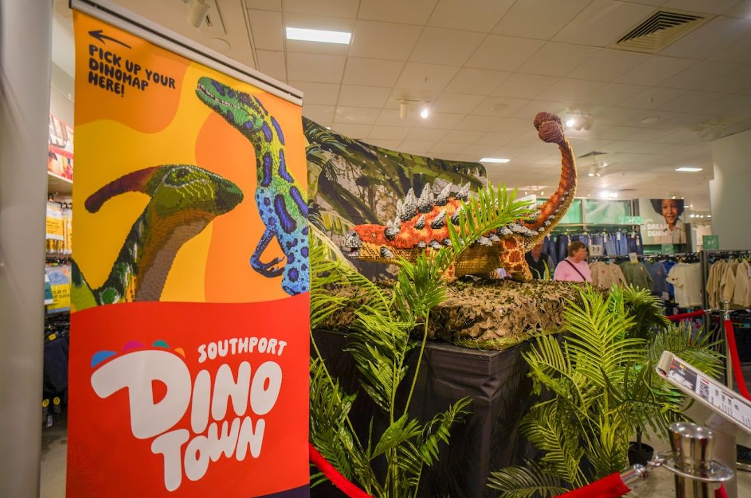 DinoTown by Southport BID in Southport town centre. Photo by Bertie Cunningham Southport BID