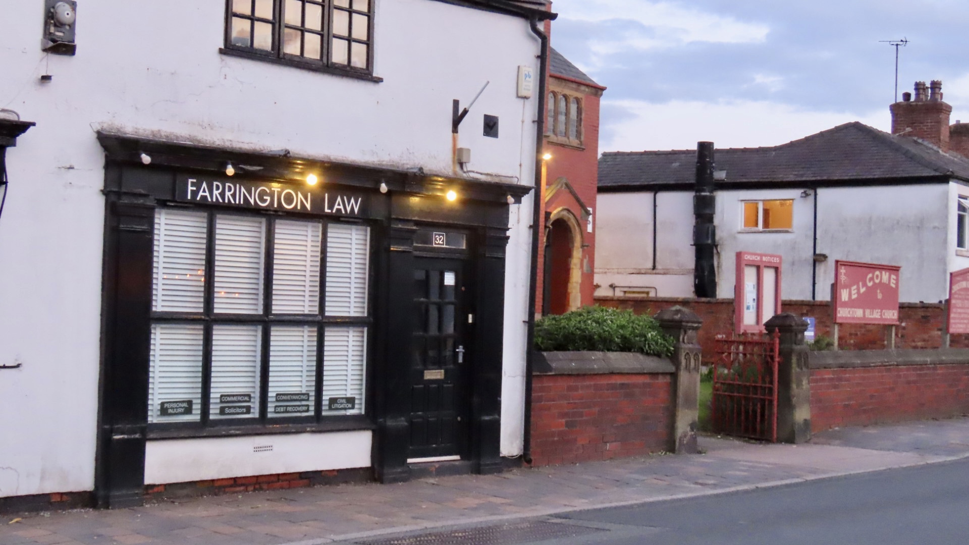 Farrington Law in Churchtown in Southport. 