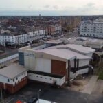 The site of the new Marine Lake Events Centre in Southport