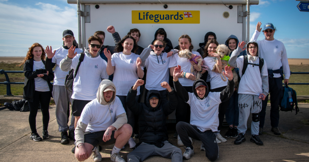 Uniform Public Service students from KGV Sixth Form College in Southport embarked on a sponsored walk in aid of the Royal National Lifeboat Institution (RNLI) to raise vital funds for the lifesaving charity during its special 200th anniversary year