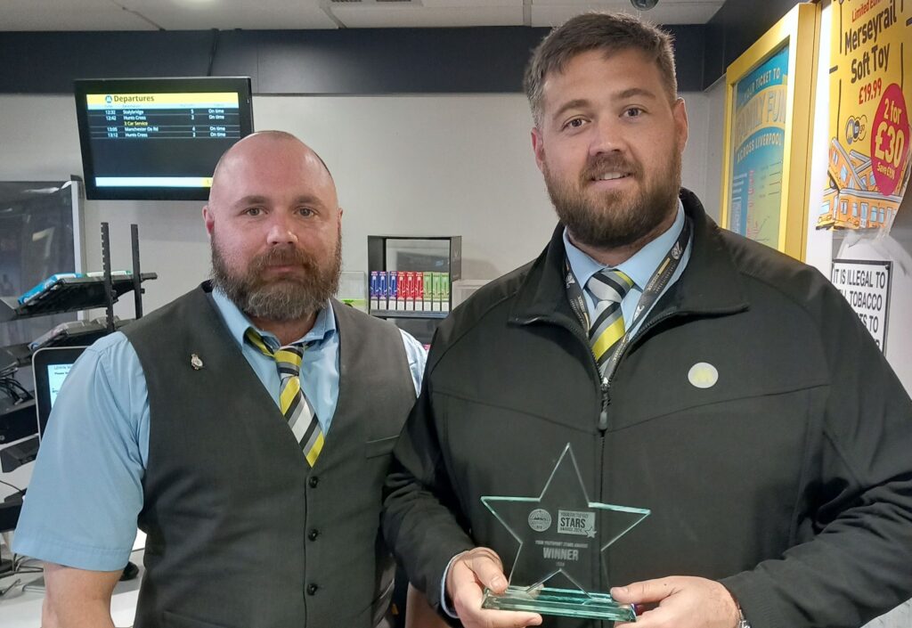 From left: Mark Lewin, Station Retailer, and Andy Wall, Station Manager.