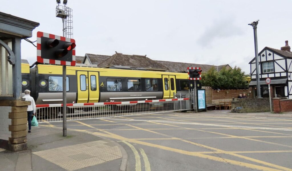 A Merseyrail train at Birkdale Train Station in Southport. Photo by Andrew Brown Stand Up For Southport