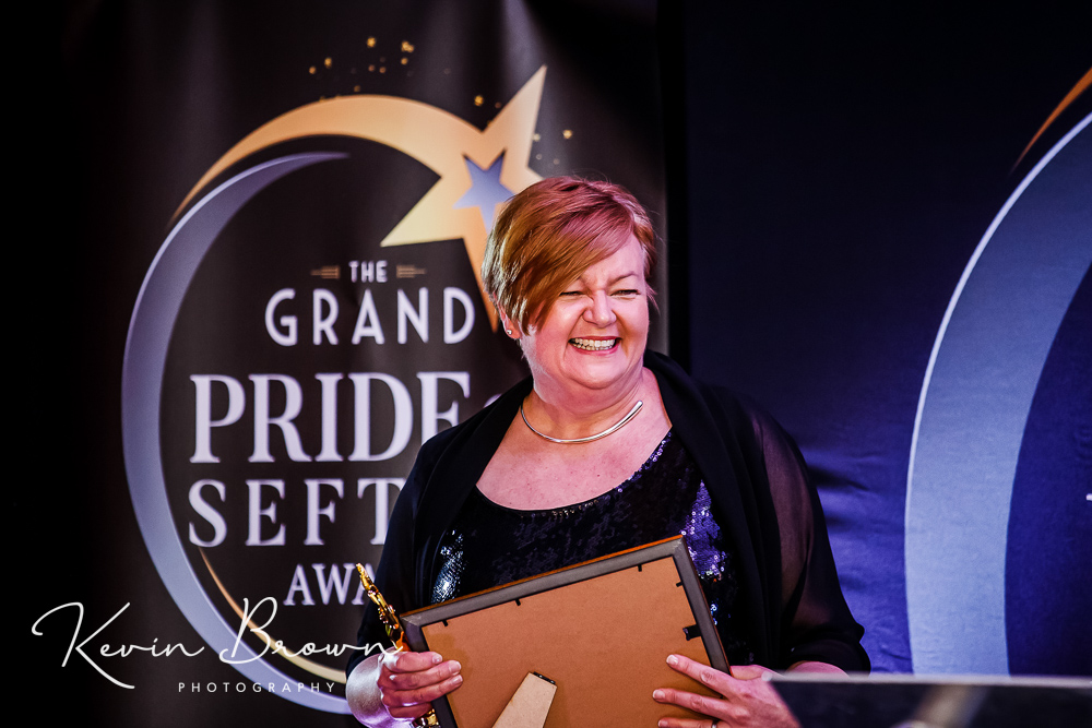 The 2024 Sefton School Of The Year was sponsored by Southport College, at the Grand Pride Of Sefton Awards. Southport Education Group Principal Michelle Brabner, Photo by Kevin Brown Photography