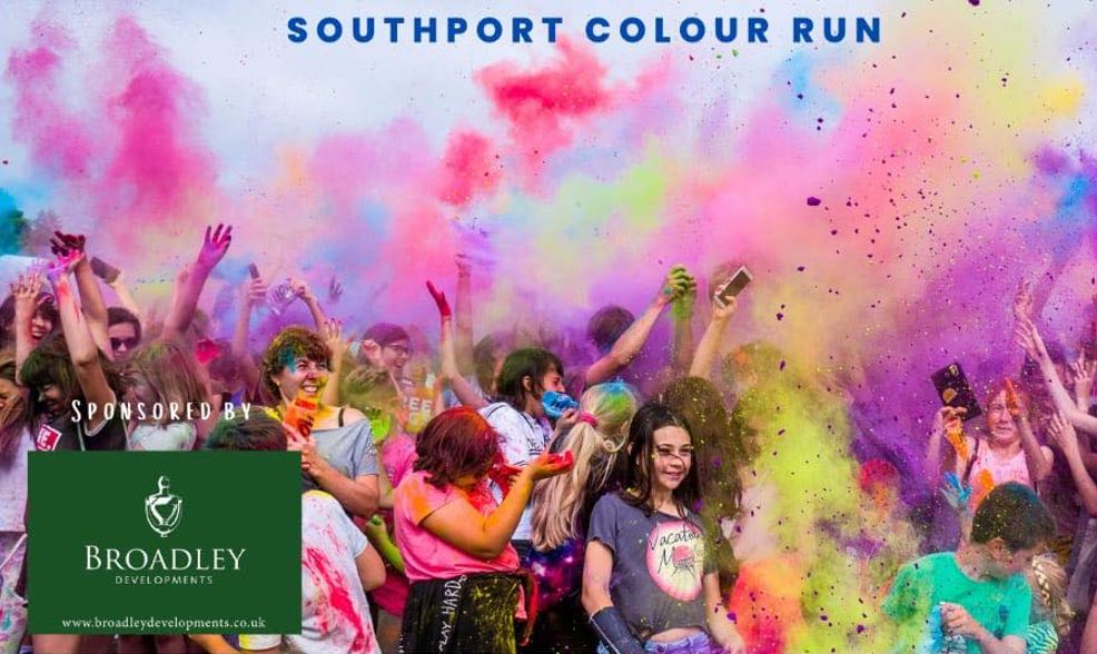 Southport Colour Run Festival sponsored by Broadley Developments