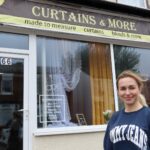 Ukrainian curtain maker Liudmyla Redka has set up a new shop on Tulketh Street in Southport town centre. Photo by Andrew Brown Stand Up For Southport