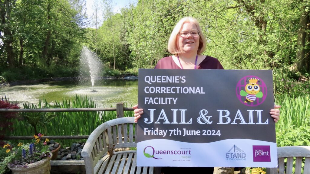 Queenscourt Hospice Medical Director Clare Finnegan is taking part in the Jail and Bail fundraiser.
