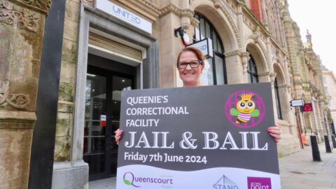 United Legal Assistance motor claims handler joins Jail and Bail to drive fundraising for Queenscourt Hospice