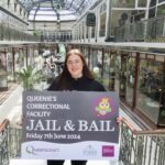 Laura Murray, owner of LM Beauty in Wayfarers Shopping Arcade in Southport, is taking part in the Jail and Bail fundraiser for Queenscourt Hospice