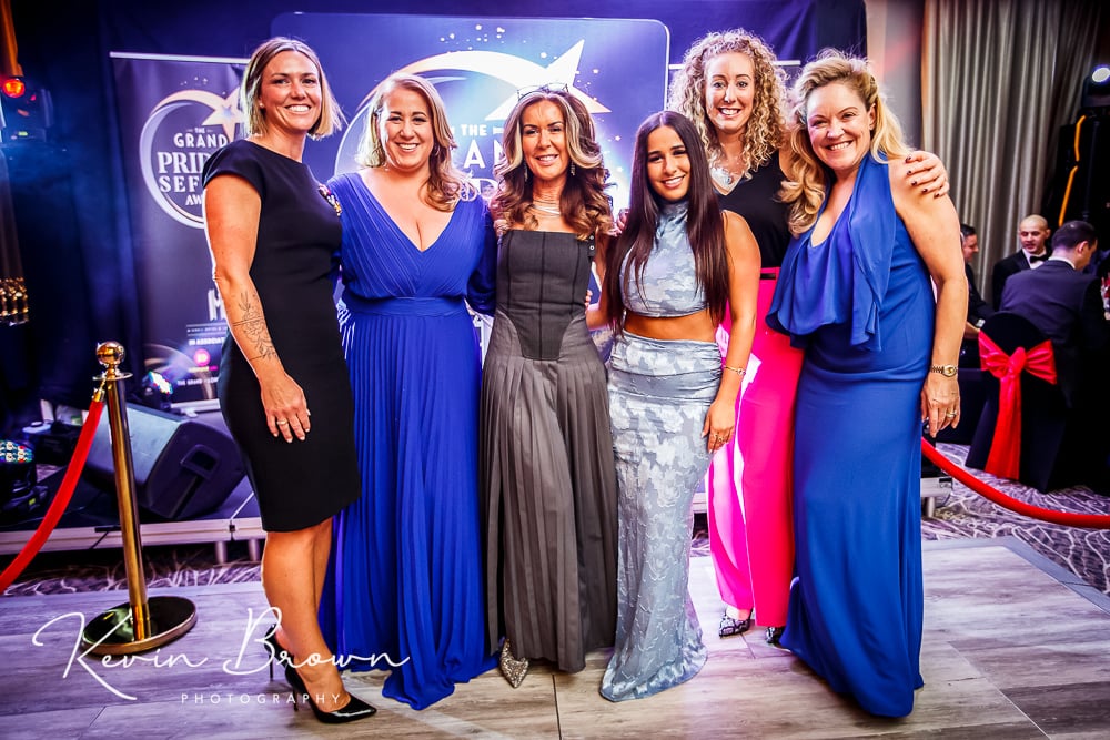 The Capelli Hair Studio team at the 2024 Pride Of Sefton Awards. Phoot by Kevin Brown Photography