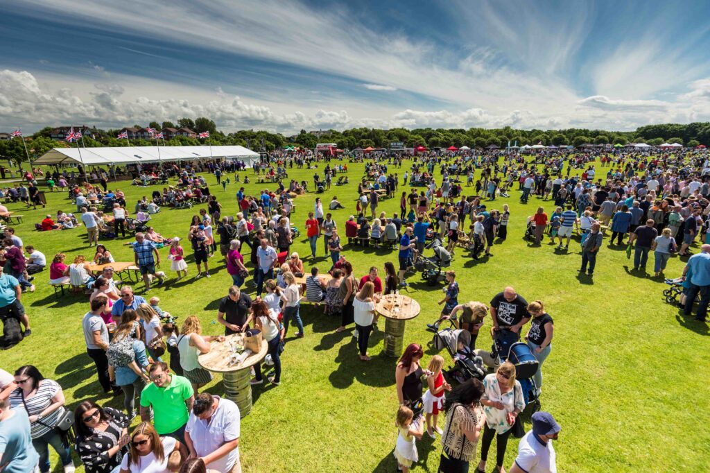 People at Southport Food and Drink Festival. Credit Visit Southport