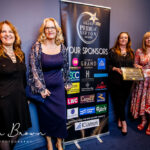 Southport Hookers were a Finalist in the Sefton Arts category at the 2024 Grand Pride Of Sefton Awards. Collecting the award were: Susan Rhodes, Andrea Navin, Dawn McGrath and Suzanne Goatcher. Photo by Kevin Brown Photography