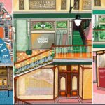 Artist Ruth Ryder is creating stunning artwork of Wayfarers Shopping Arcade in Southport for a special book called Parade Along The Arcade for people of all ages