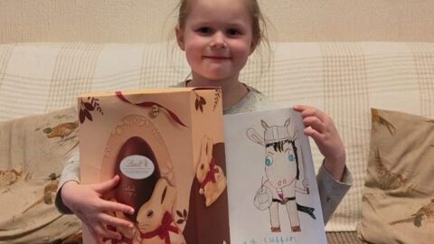 Peggy, 6, wins mascot competition for new Becconsall museum and heritage park