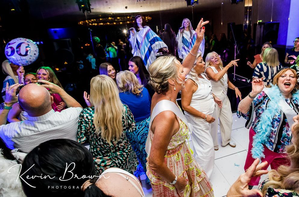 People partied the night away in style at The Grand in Southport with a special Abba Singalong. Photo by Kevin Brown Photography 