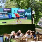 Sport fans can enjoy the biggest match action in the sunshine this summer with two new back to back big screens on Lord Street in Southport courtesy of Mikhail Hotel And Leisure Group. Lord Street Hotel has a huge outdoor screen showing every football game from Euro 2024, in association with Carlsberg. The Grand is showing the best tennis action this summer in The Grand Gardens, in association with Pimms. Photo by Andrew Brown Stand Up For Southport