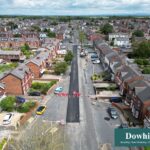 Dowhigh Ltd carried out carriageway resurfacing work to improve Bispham Road in High Park in Southport. Photo by Dowhigh