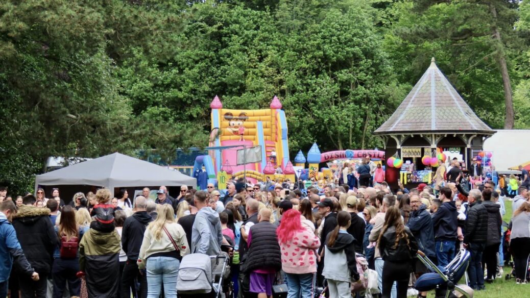 Visitors enjoy the Botanic Gardens Family Fun Day in Churchtown in Southport.