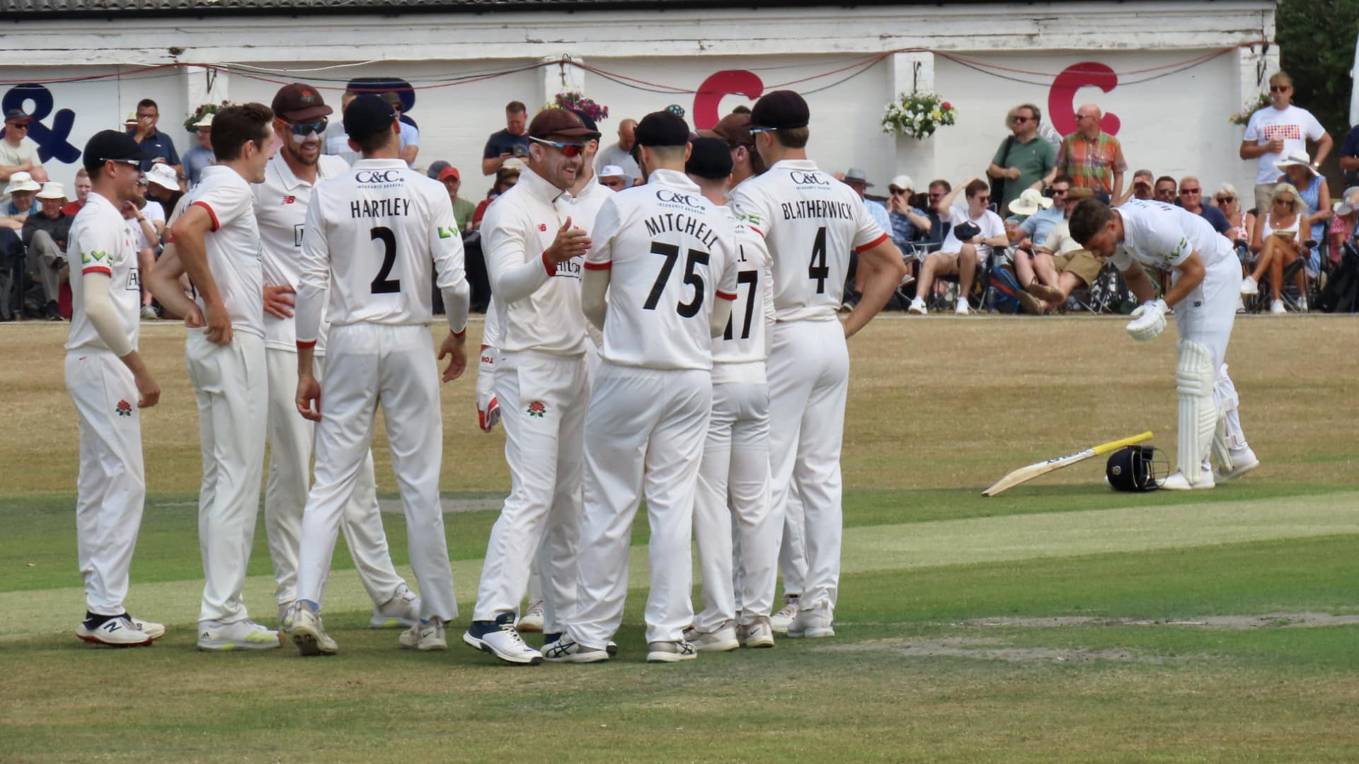 Lancashire County Cricket at Southport and Birkdale Sports Clu. Photo by Andrew Brown Stand Up For Southport