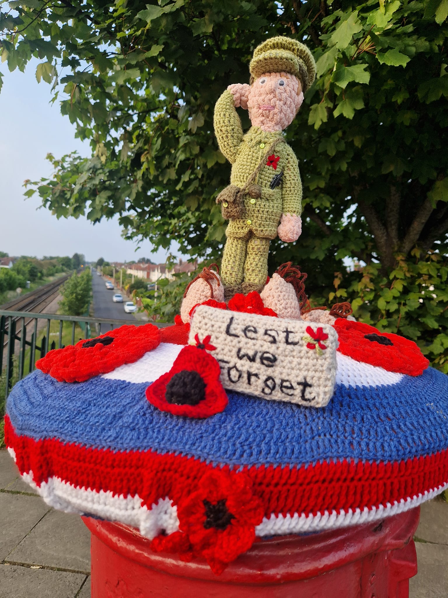 The Southport Hookers yarn bombing group in Southport have created special D-Day themed postbox toppers to mark the 80th anniversary of the Normandy invasion. One of the toppers is dedicated to Southport D-Day veteran Harry Howorth, who died recently aged 102