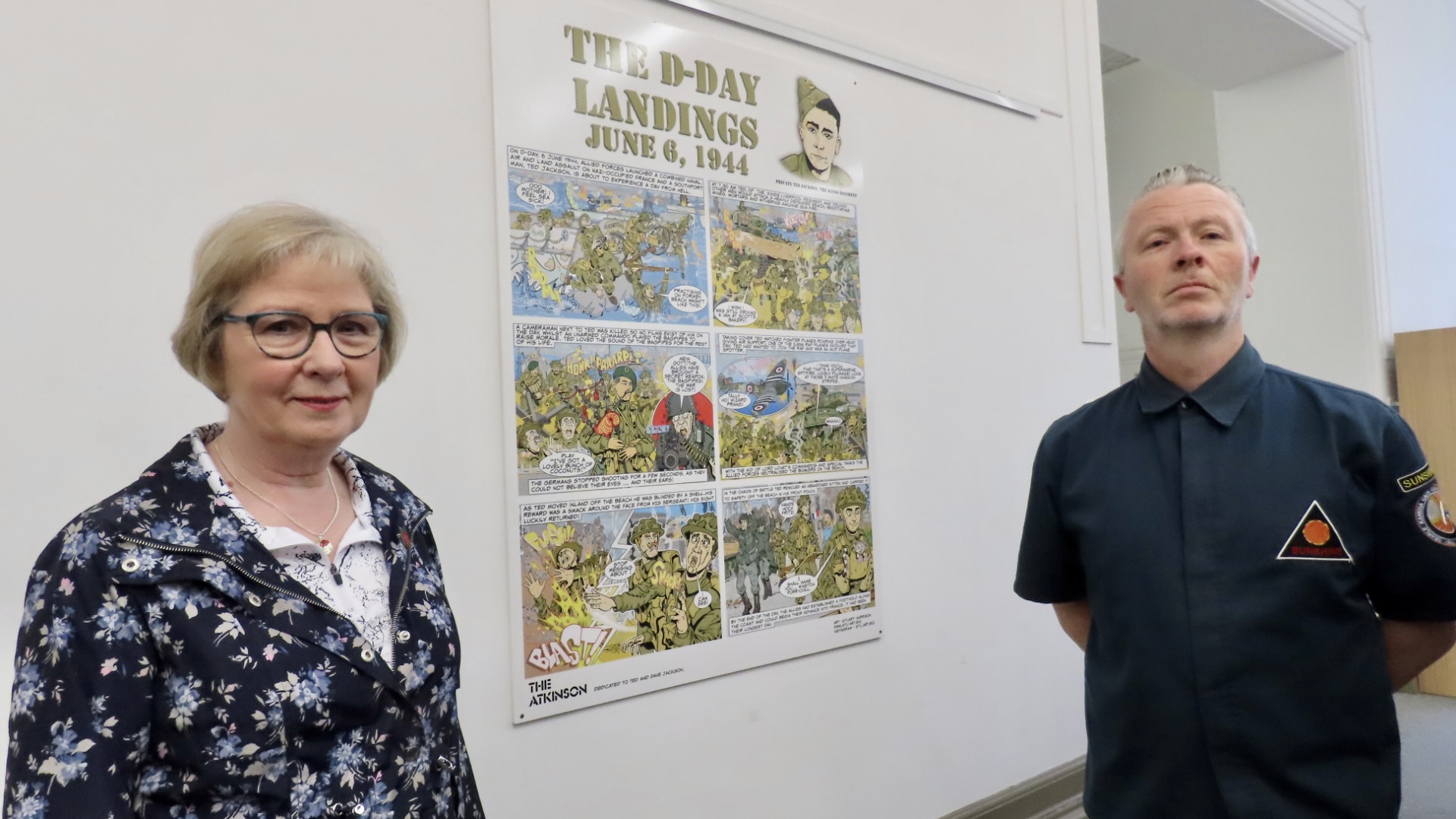 Angela Jackson and Stuart Harrison at The Atkinson in Southport