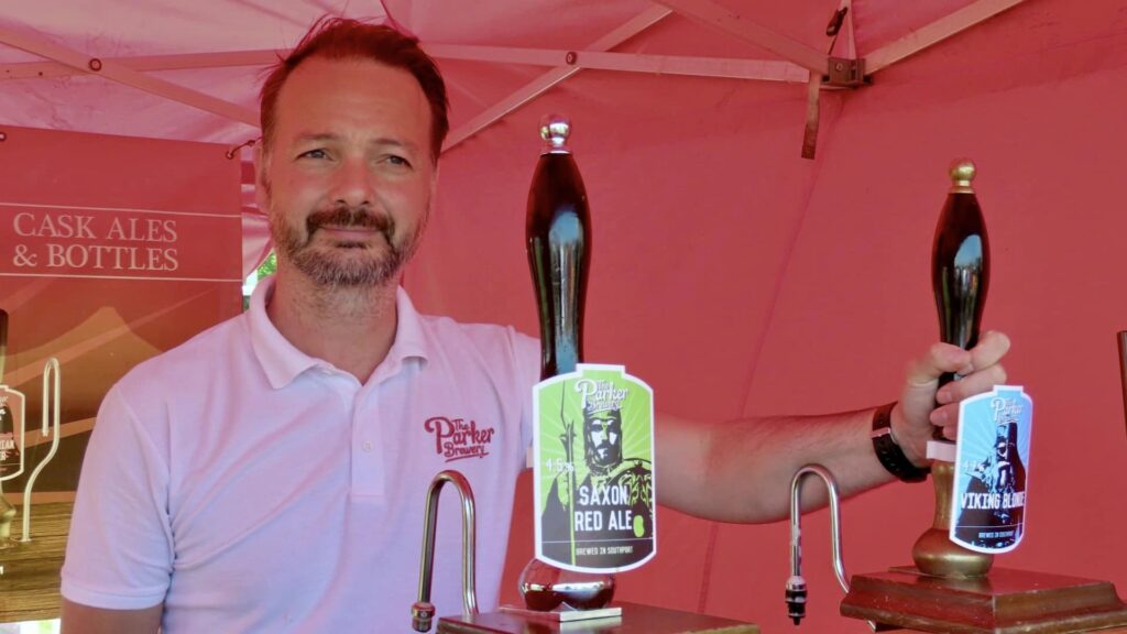 Thousands of people enjoyed the 2024 Southport Food and Drink Festival at Vicvtoria Park in Southport. Richard Parker from Parker Brewery in Southport