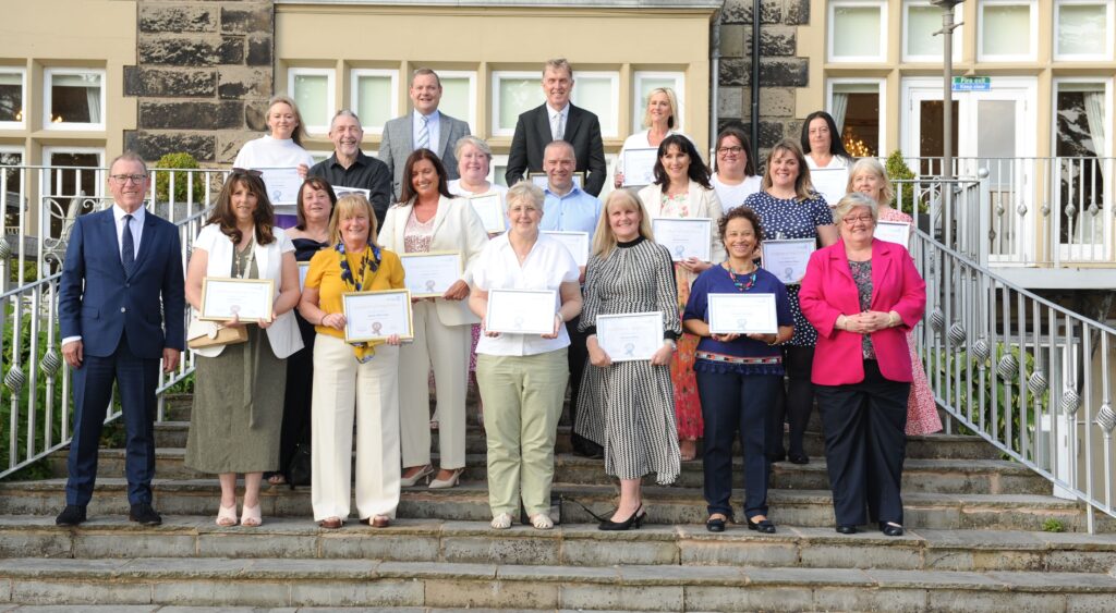 Staff from Mersey and West Lancashire Teaching Hospitals NHS Trust receive their long service awards at a special ceremony held at West Tower