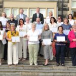 Staff from Mersey and West Lancashire Teaching Hospitals NHS Trust receive their long service awards at a special ceremony held at West Tower