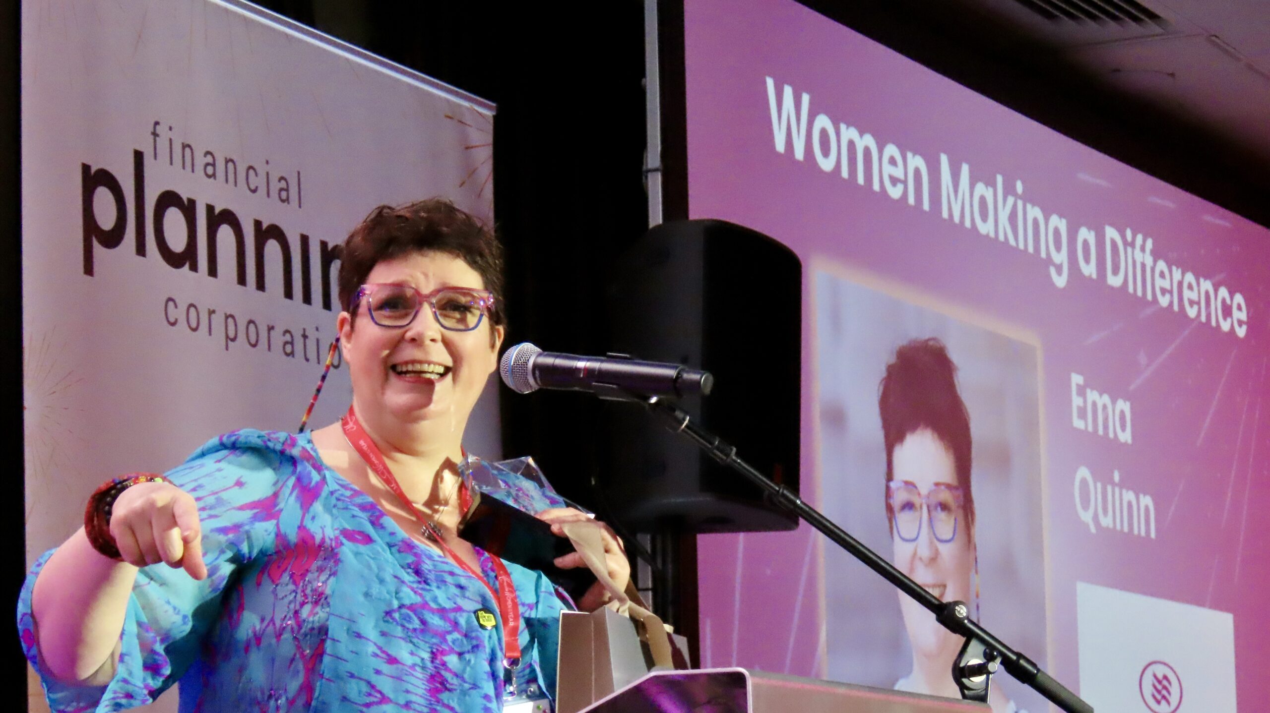 Merseyside Women Of The Year 2024. Women Making a Difference winner Ema Quinn. Photo by Andrew Brown Stand Up For Southport 