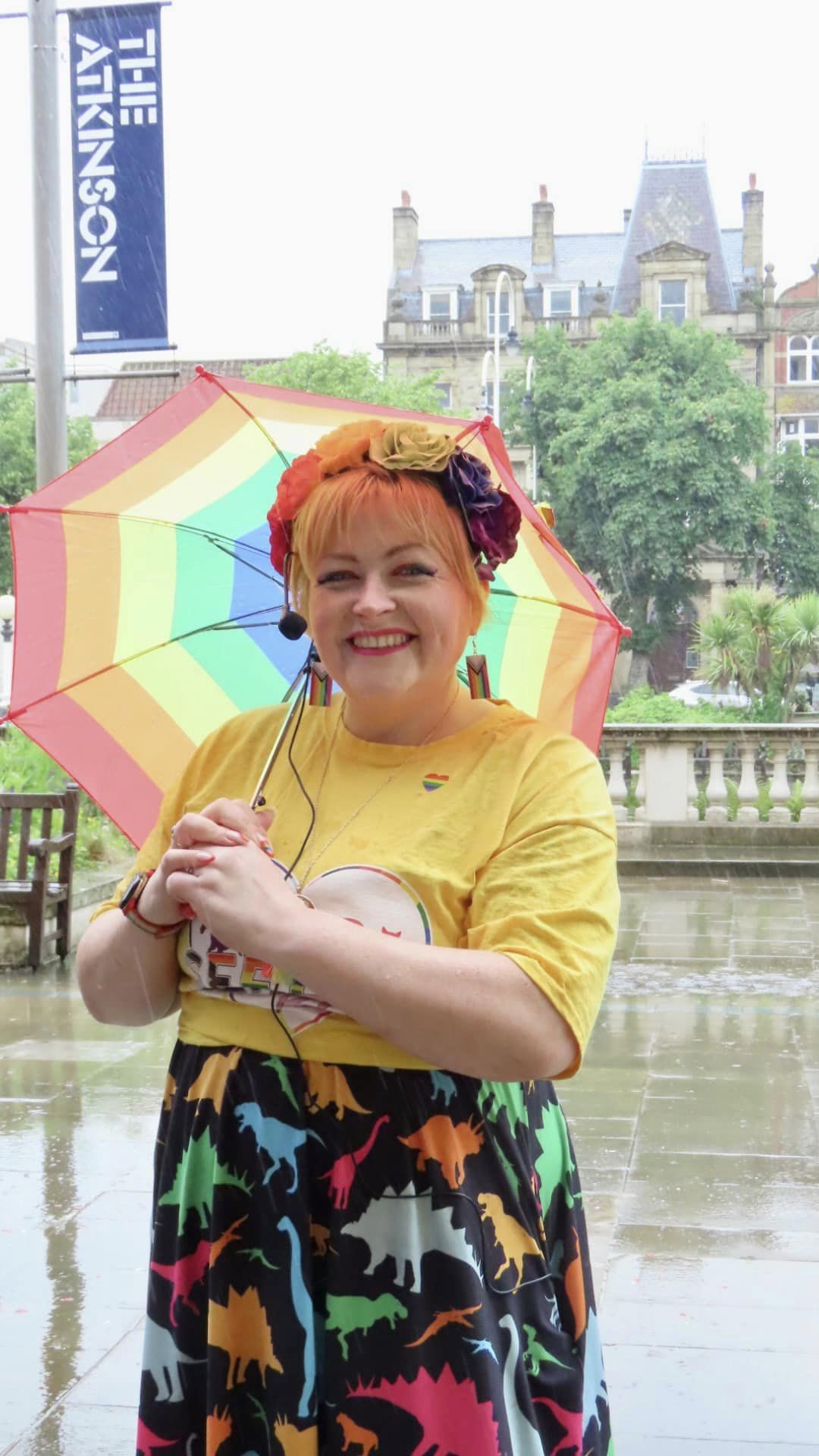 The Sefton Pride event in Southport in 2024. Jen Corcoran. Photo by Andrew Brown Stand Up For Southport