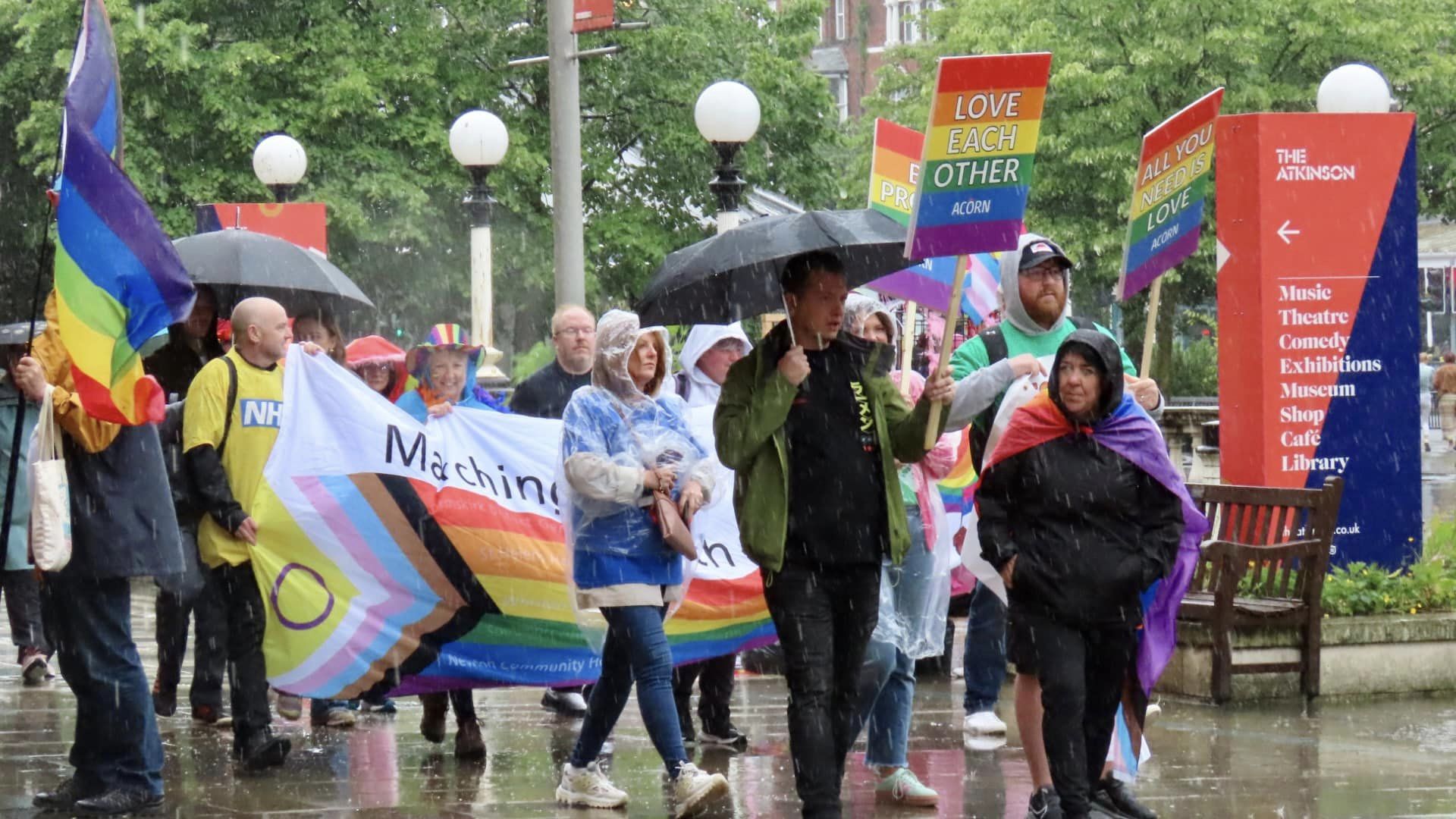 The Sefton Pride event in Southport in 2024. Photo by Andrew Brown Stand Up For Southport