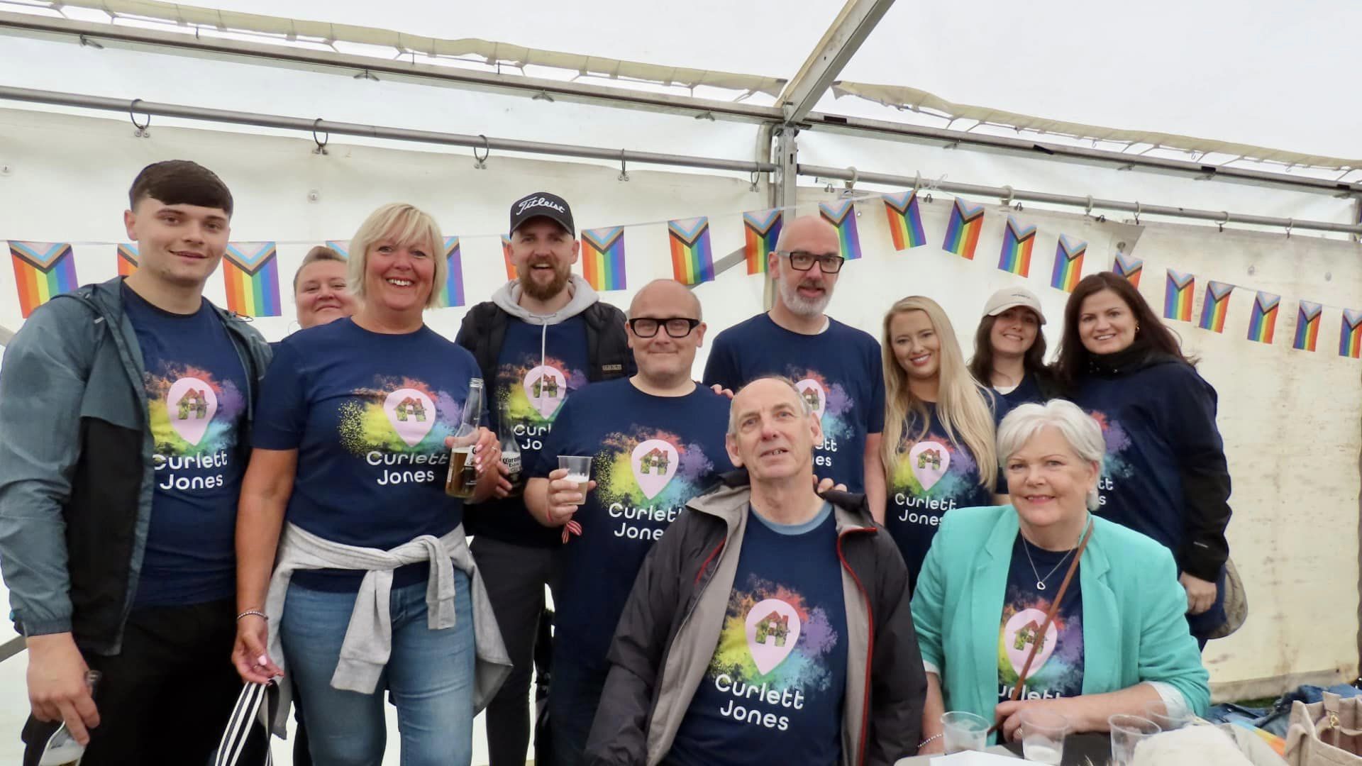 The Sefton Pride event in Southport in 2024. Curlett Jones Estates. Photo by Andrew Brown Stand Up For Southport