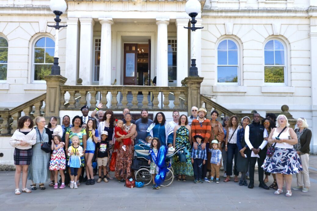 People enjoy the 76th anniversary Windrush celebrations in Southport. Photo by ZED Productions